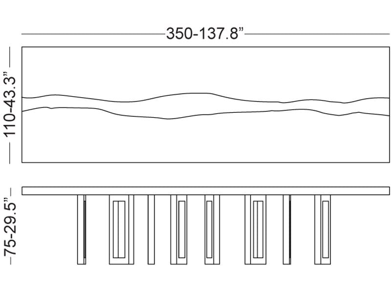 Стол из массива дерева Il Pezzo Mancante IL PEZZO 6 ARCH-00073880 - Вид №14