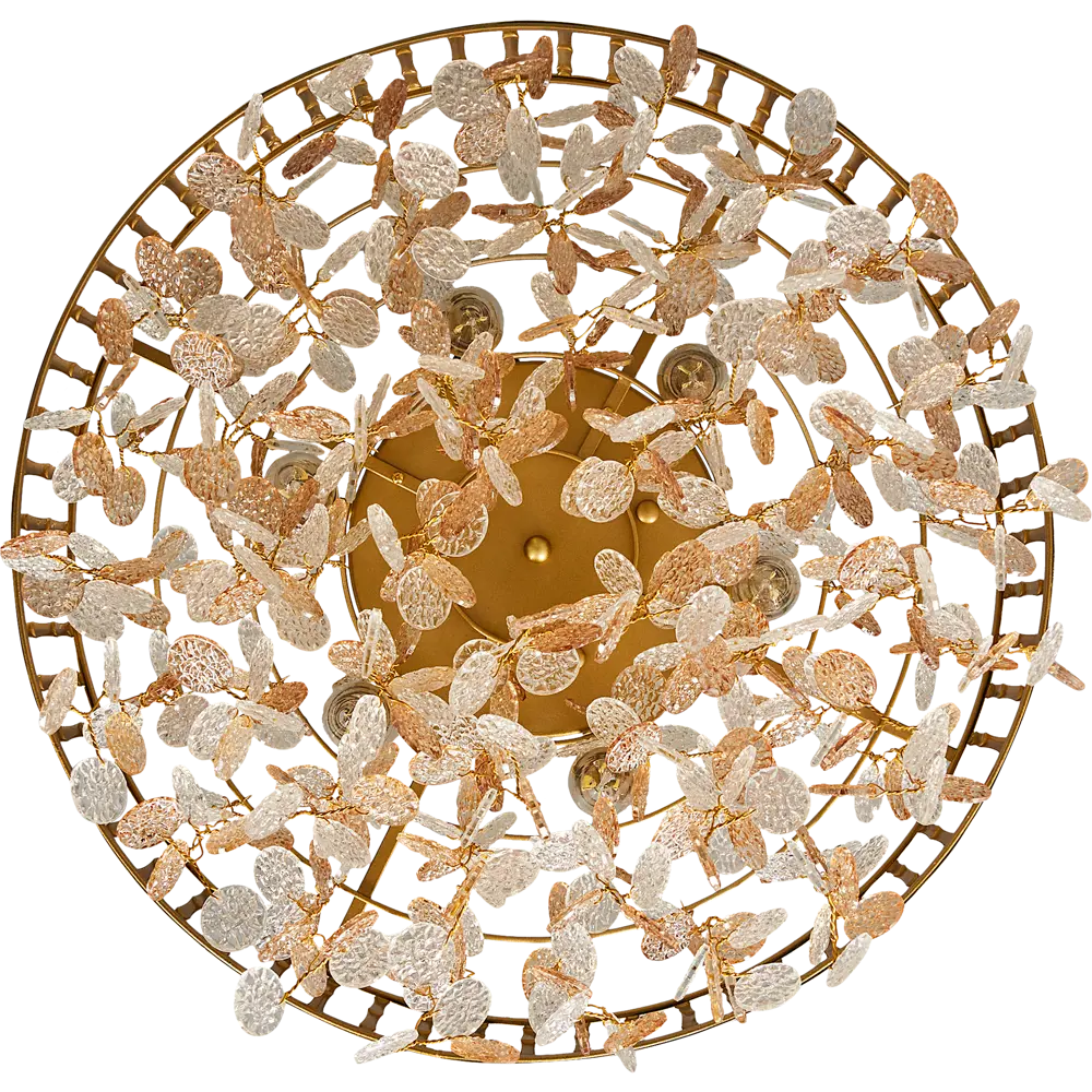 Люстра потолочная Арман 6 ламп 12 м² цвет золотистый DE CITY STLM-2060448 - Вид №3