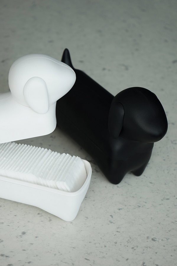 QL10291-WH Коробка для мелочей dacholder, белая Qualy  - Вид №12