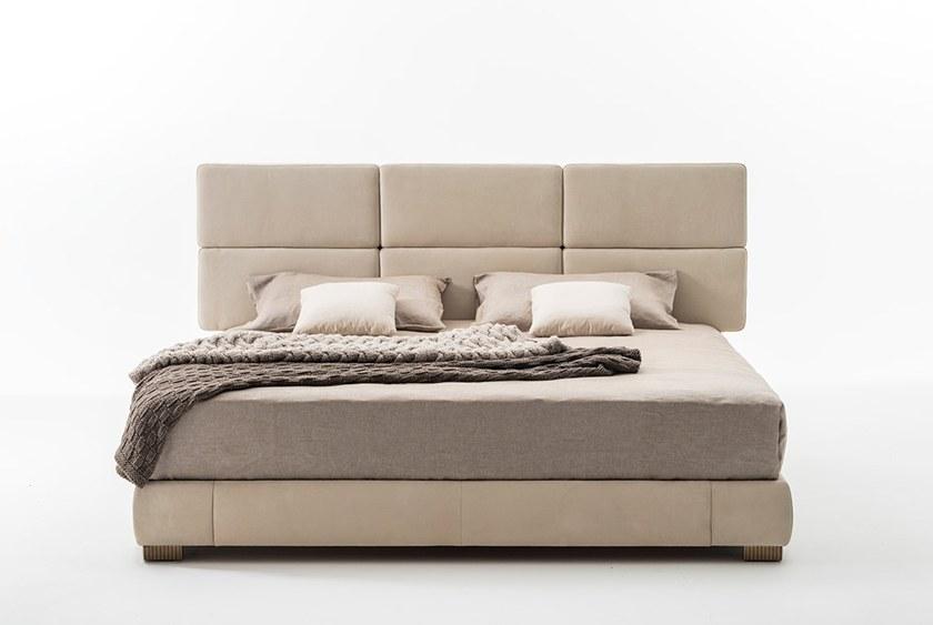 OAK Двуспальная кровать из ткани с мягким изголовьем Milano collection Sc5093 - Вид №1