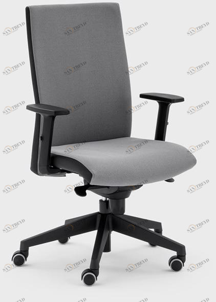 Viganò Вращающееся офисное кресло из ткани на колесиках Logika sun-id-1506217