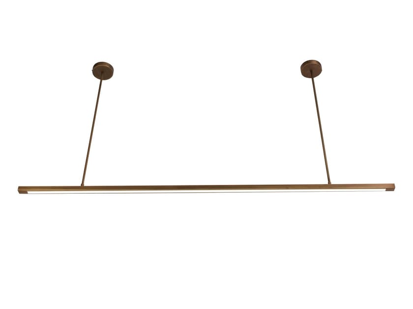 Латунный светодиодный подвесной светильник Lampex Italiana Zoe ARCH-00150922