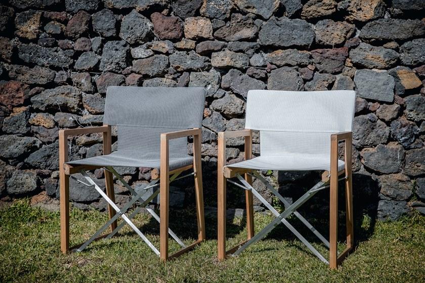 Unopiù Складной стул из тика и технической ткани Ocean Copol - Вид №2