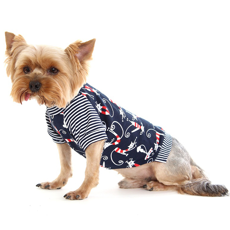 ПР0041606 Футболка для собак Коты унисекс размер ХL 32см YORIKI  - Вид №1