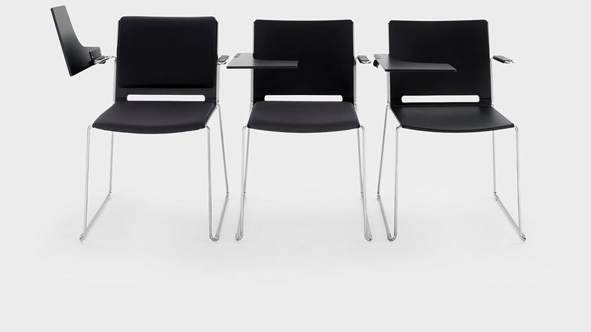 Viganò Стул для конференций Sled из ткани с клапаном Daisy sun-id-1461608 - Вид №1