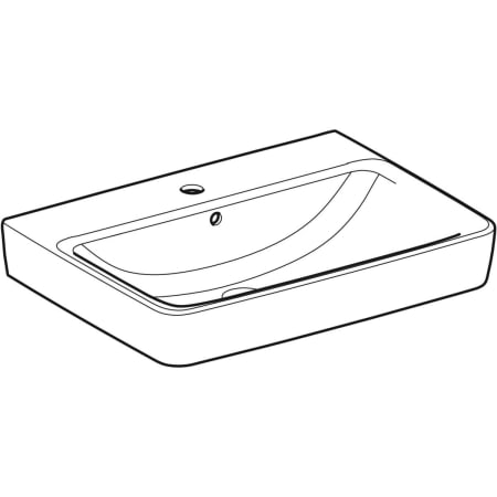 501.721.00.1 Накладная раковина Geberit Renova Plan Geberit  - Вид №16