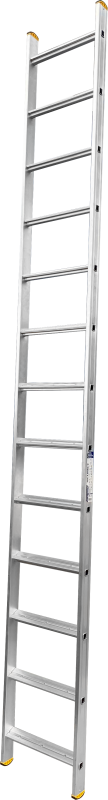 Алюминиевая односекционная приставная лестница HK1 5113