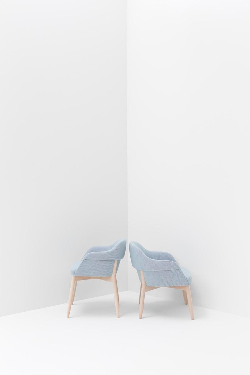 Billiani Кресло из ткани с подлокотниками Spy 651 - Вид №2