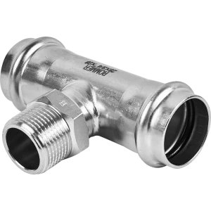 Тройник переходной Rommer 3/4"x28 мм ВПр-НР нержавеющая сталь