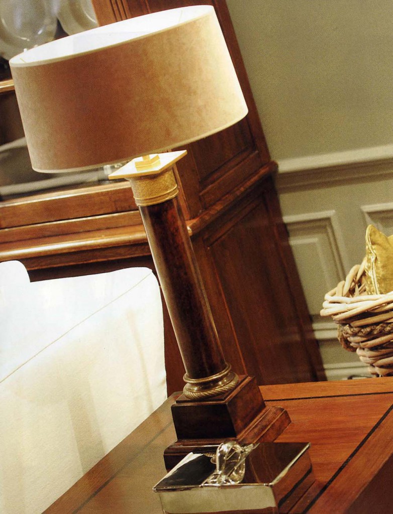 Настольная лампа Monaco от Eichholtz 101640 EICHHOLTZ КОЛОННА 061840 Черный  - Вид №2