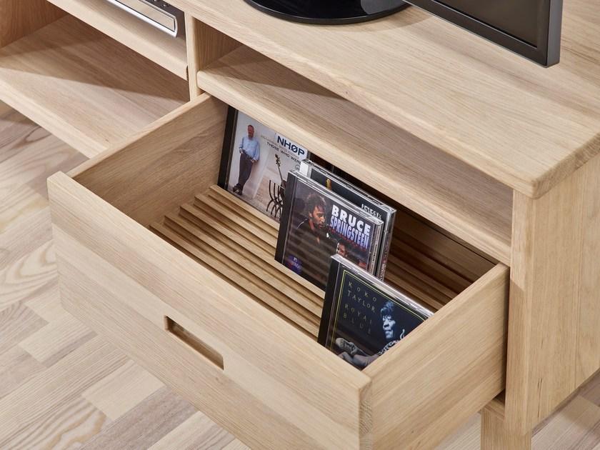 Dyrlund Низкая деревянная тумба под ТВ с ящиками sun-id-1427817 - Вид №2