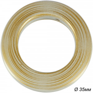 86153841 Люверс универсальный ø350 мм с эффектом старины, цвет матовый бежево-золотой, 10 шт.