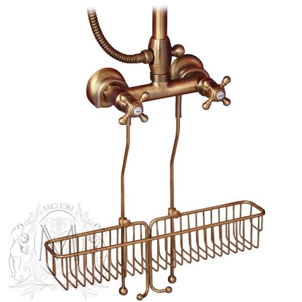 Полка-решетка MIGLIORE Complementi ML.COM.DO-50.175 - золото ML.COM-50.175.DO - Вид №2