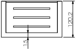 30060A Мыльница подвесная цвет хром LANGBERGER VICO - Вид №3