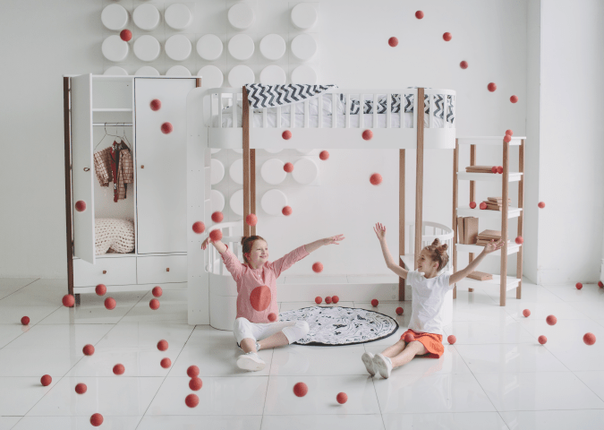 Кровать детская двухъярусная 190х90 см белая Classic ELLIPSE ELLIPSE CLASSIC 257801 Белый Santreyd  - Вид №2