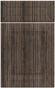 Фасады для кухни Классика Фрезеровка «Сорбонна+» Зебрано темное №119