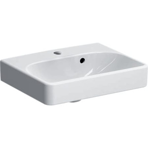 500.222.01.1 Раковина Geberit Smyle Square с асимметричным переливом Geberit