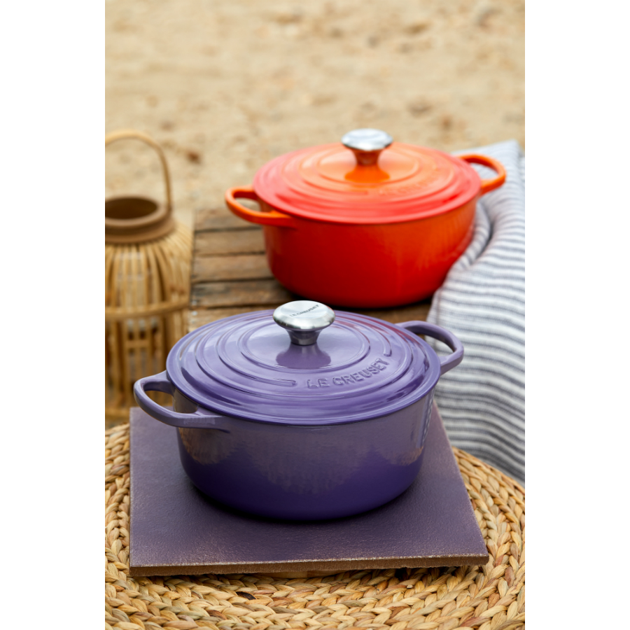 Кастрюля чугунная Le Creuset, Ø24 см, фиолетовая 21177247222430 - Вид №1