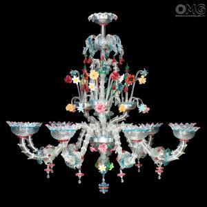 1062 ORIGINALMURANOGLASS Люстра Calantha на 9 лампочек - Реццонико Rezzonico - муранское стекло OMG  см