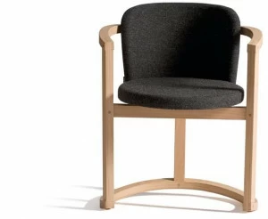 Capdell Кресло-качалка с тканевой обивкой и подлокотниками Stir