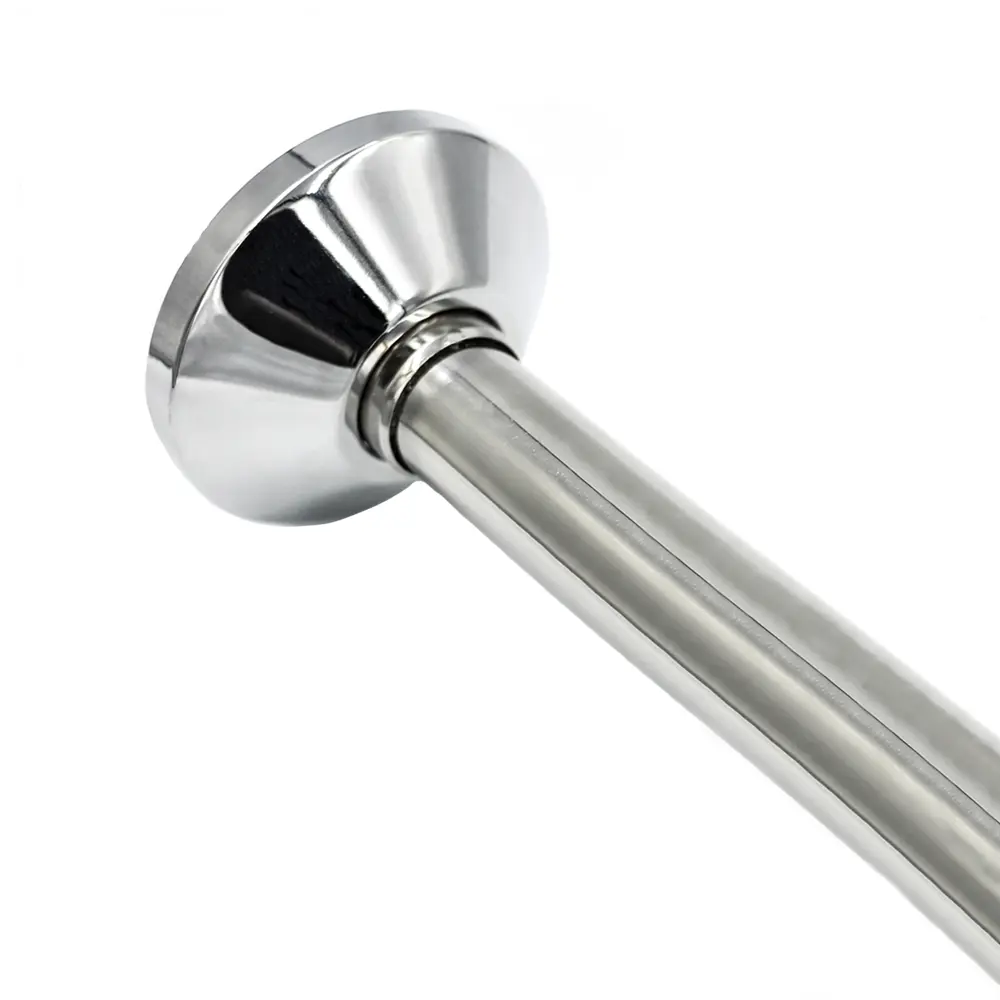 Карниз для ванной Go Go дугообразный 150x90 см нержавеющая сталь цвет хром STLM-2140625 - Вид №1