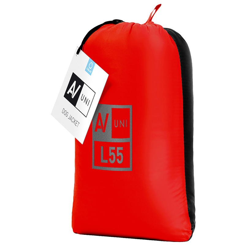 ПР0053748 Куртка для собак UNI двусторонняя размер L 55, красно-черная AiryVest  - Вид №1
