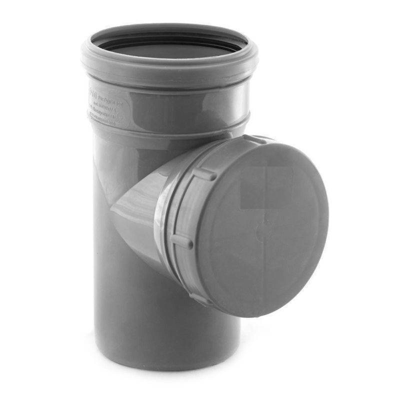 Ревизия ПВХ канализационная Д110мм Политек 6333 - Вид №1
