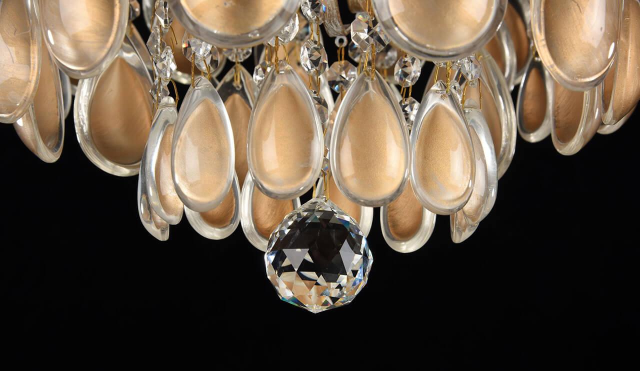 Потолочная люстра Freya Chabrol FR2302-CL-06-WG FREYA ДИЗАЙНЕРСКИЕ, CHABROL 183591 Золотой  - Вид №3