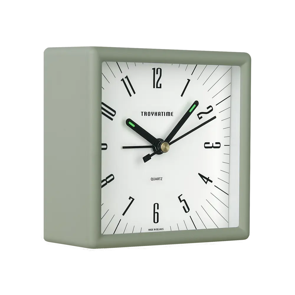 Будильник матовый d9.5 см цвет хаки TROYKATIME NEW SCANDI STLM-2144666 - Вид №2