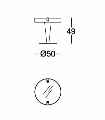 Longhi Круглый сервировочный стол Loveluxe Y 709 - Вид №2