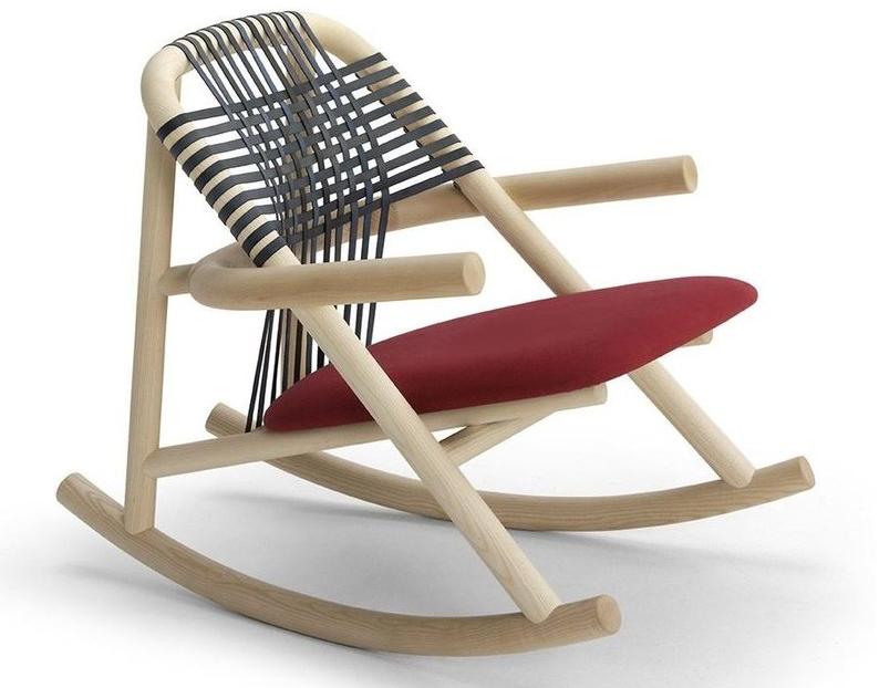 Very Wood Садовое кресло-качалка Iroko с подлокотниками Unam out sun-id-1356247 - Вид №1