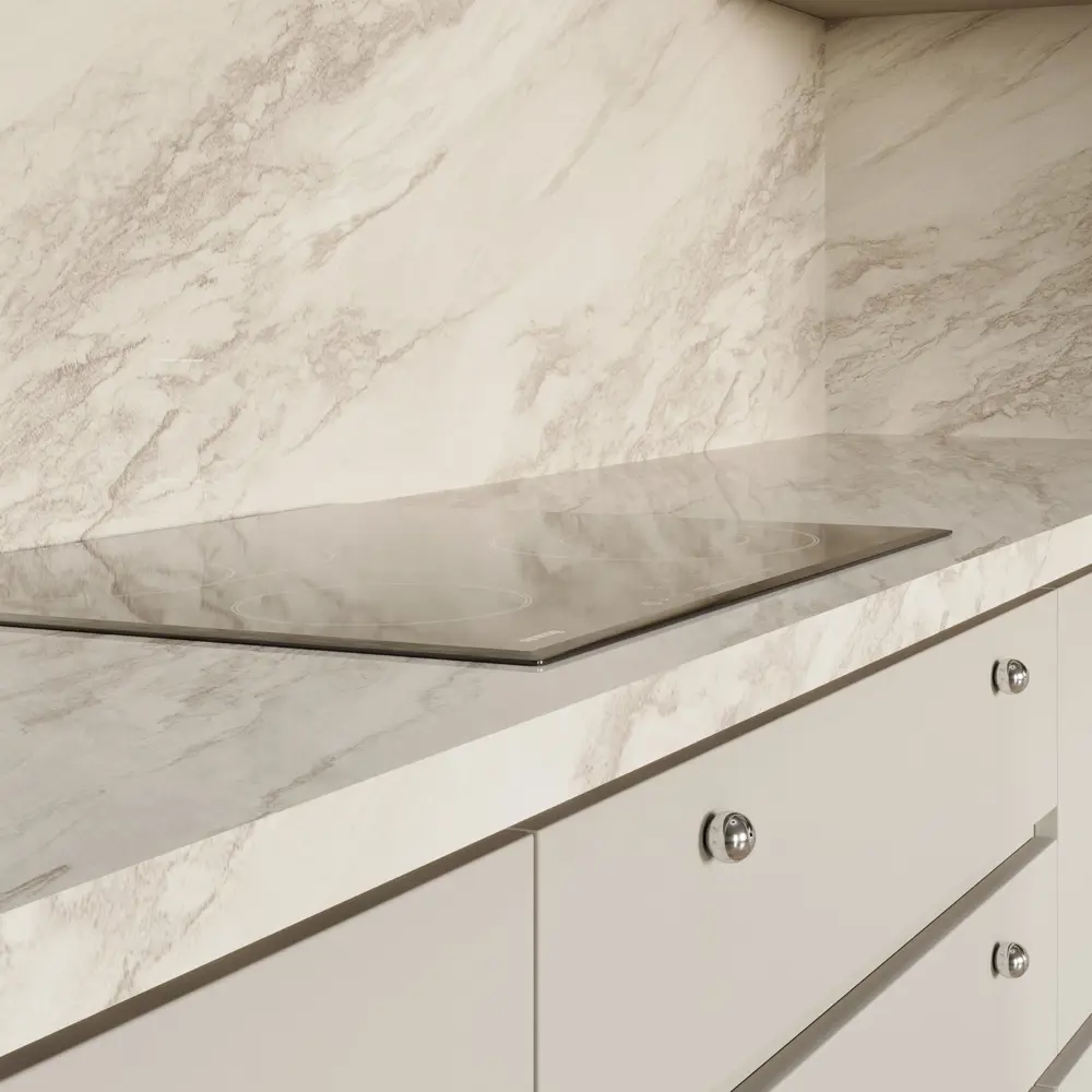 Столешница KONSENSA Стоун 240x60x3.8 см ДСП цвет бежевый ДСП Прямой угол STLM-2112010 - Вид №5