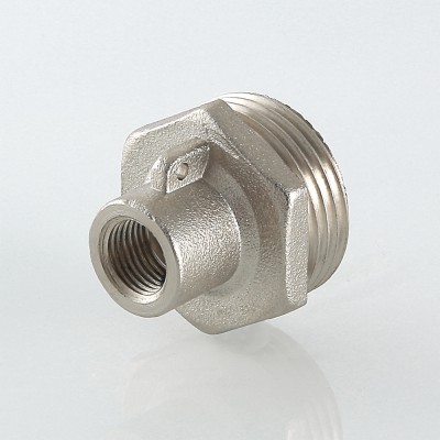 VTr.424.N.M006 Переходник для подключения датчика температуры Valtec M10 х 1"  - Вид №3