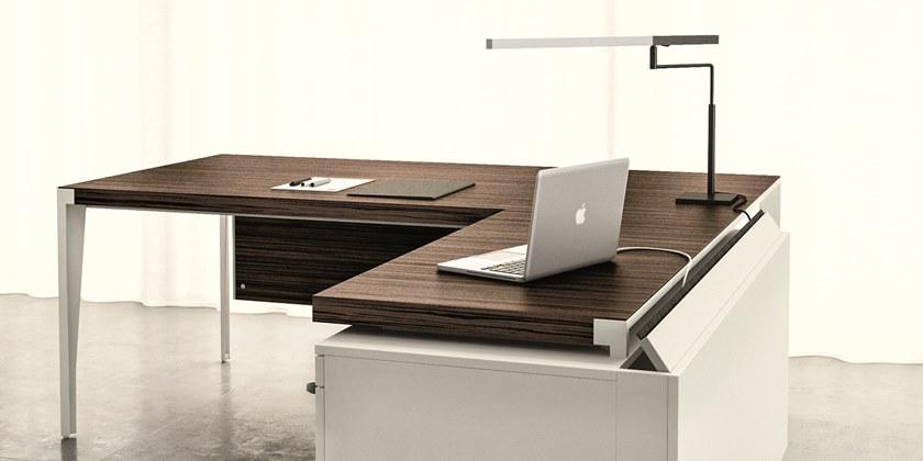 Quadrifoglio Исполнительный угловой письменный стол с ящиками X9 sun-id-1356506 - Вид №12