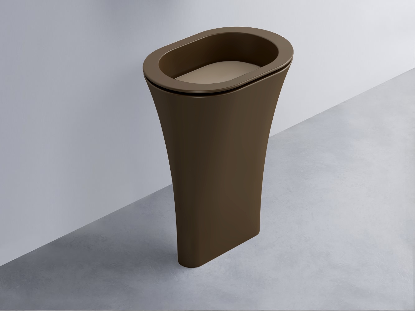 AMLA65-CA+AMPILO-AN+AMCOLO-CA Раковина Amedeo Ovale отдельностоящая cielo Enjoy + Amedeo Ceramica Cielo