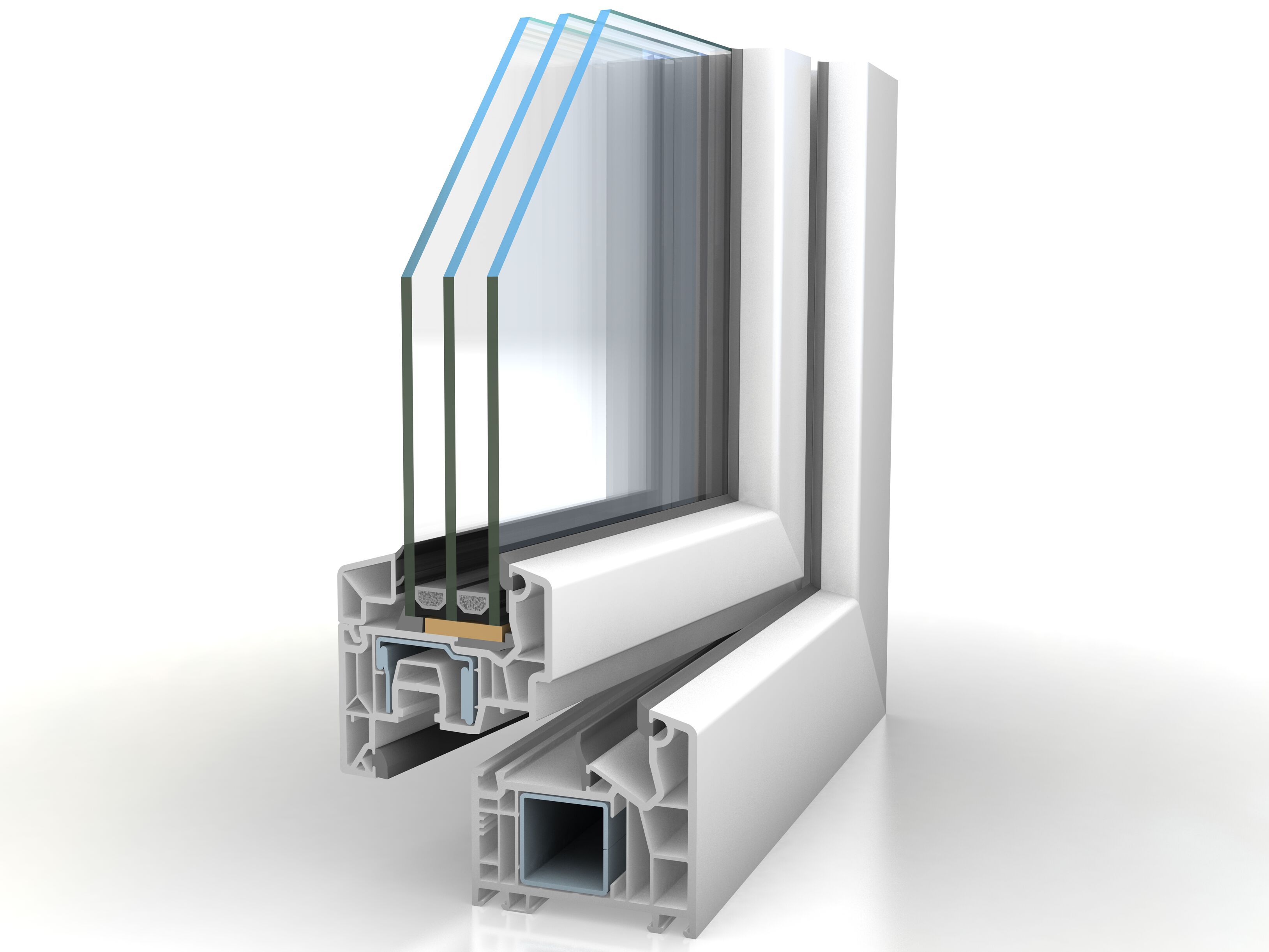 ПВХ створки окна Veka SOFTLINE 76 ITALIA ARCH-00023738