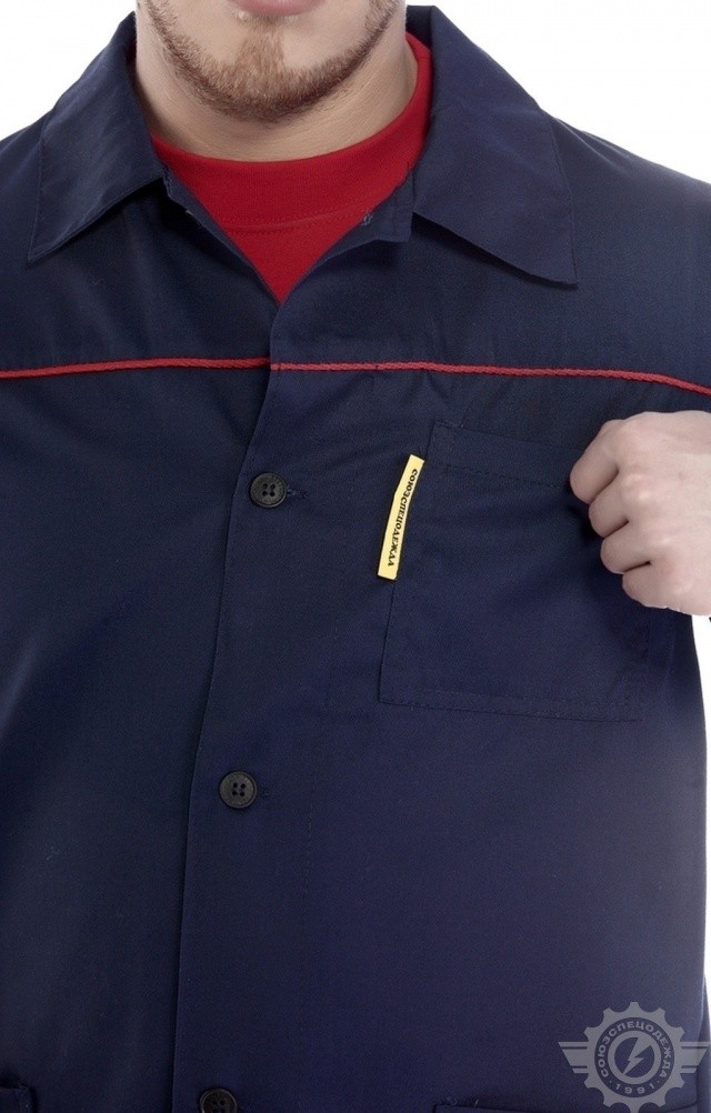 65422 Костюм "Труд" темно-синий  Летняя спецодежда  размер 60-62/182-188  - Вид №12