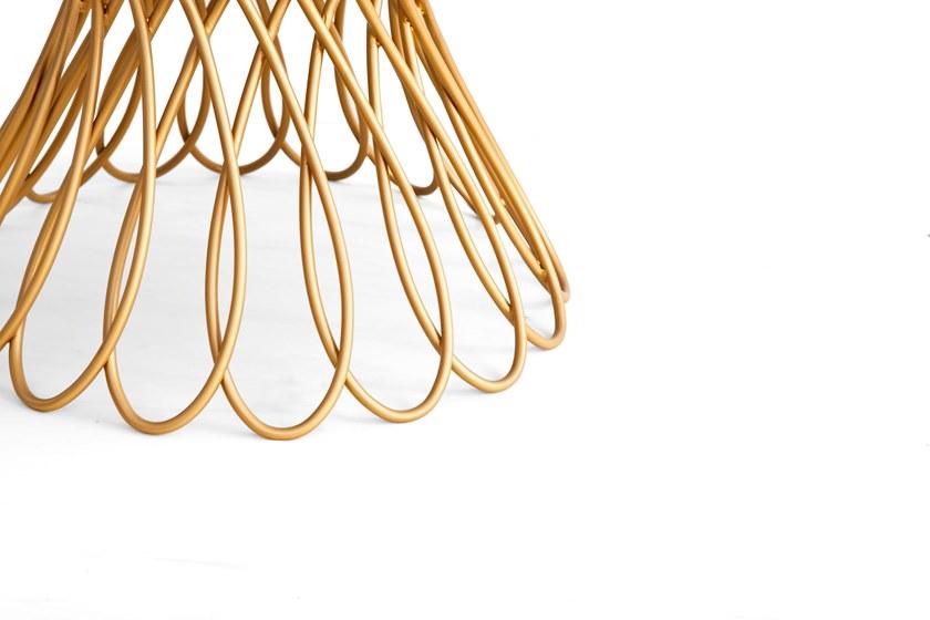 KOKET Круглый обеденный стол из железа и стекла sun-id-1373708 - Вид №3