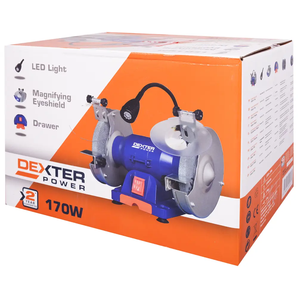 Точило Dexter Power MD3215ML-1, 170 Вт, 150 мм 17927689 STLM-2006985  - Вид №2
