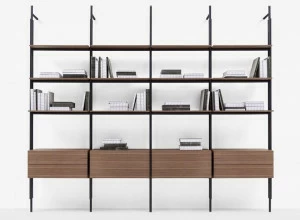 B&B Italia Книжный шкаф открытый с креплением от пола к потолку