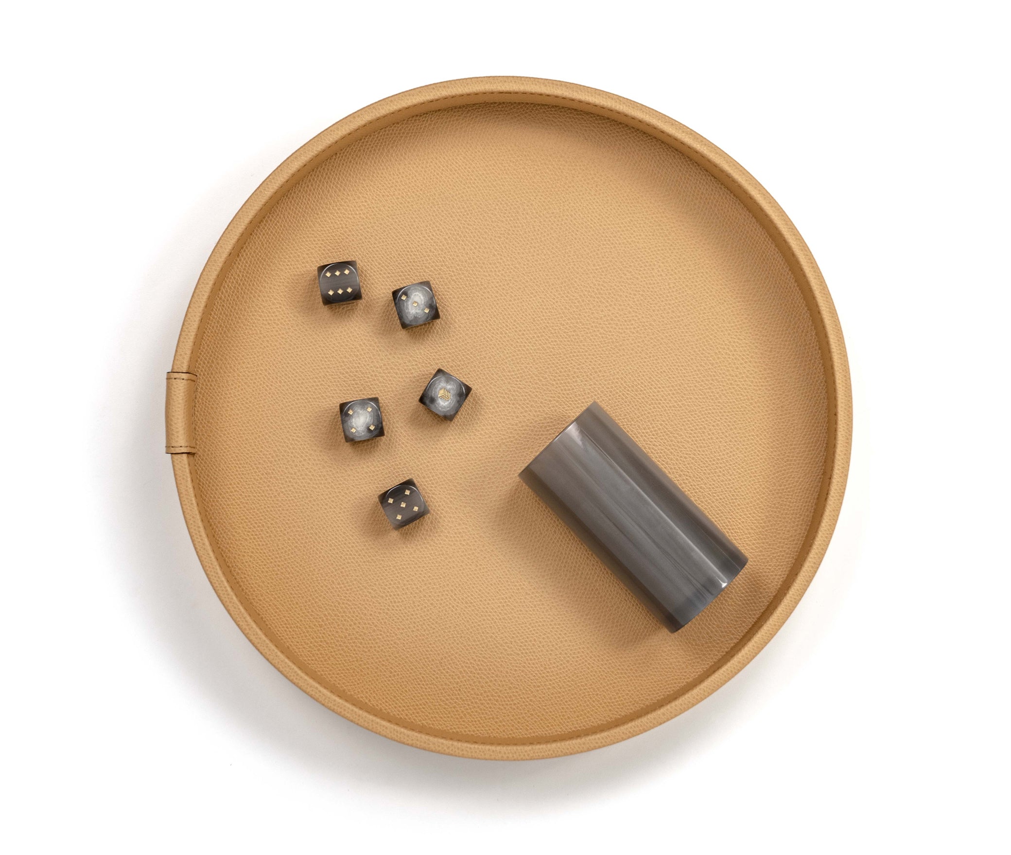Набор игральных костей - Ø30 см / плетеная кожа_CAMEL Pinetti 00.1027.061.011 - Вид №2
