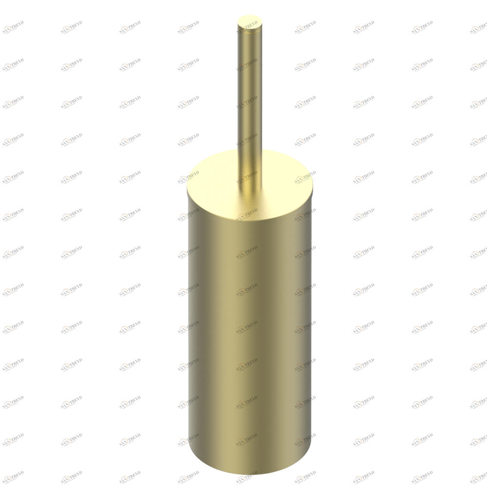 U9G-4700C Стакан напольный и щётка для унитаза с крышкой Thg-paris West coast с ручками-крестиками с белым ониксом Покрытие PVD матовая латунь U9G-4700C CAT.F