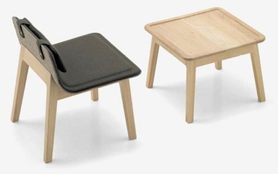 ALKI Квадратный журнальный столик из дуба Laia sun-id-1460768 - Вид №1