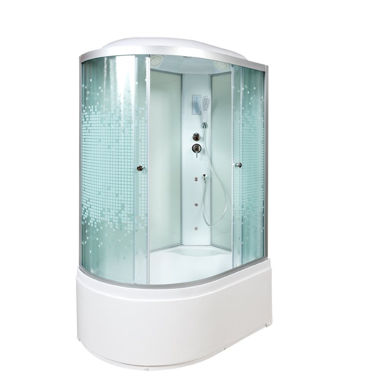 BМ1510 N LED BLACK Душевая кабина DETO Серия ВМ L 920 R с гм. и эл.