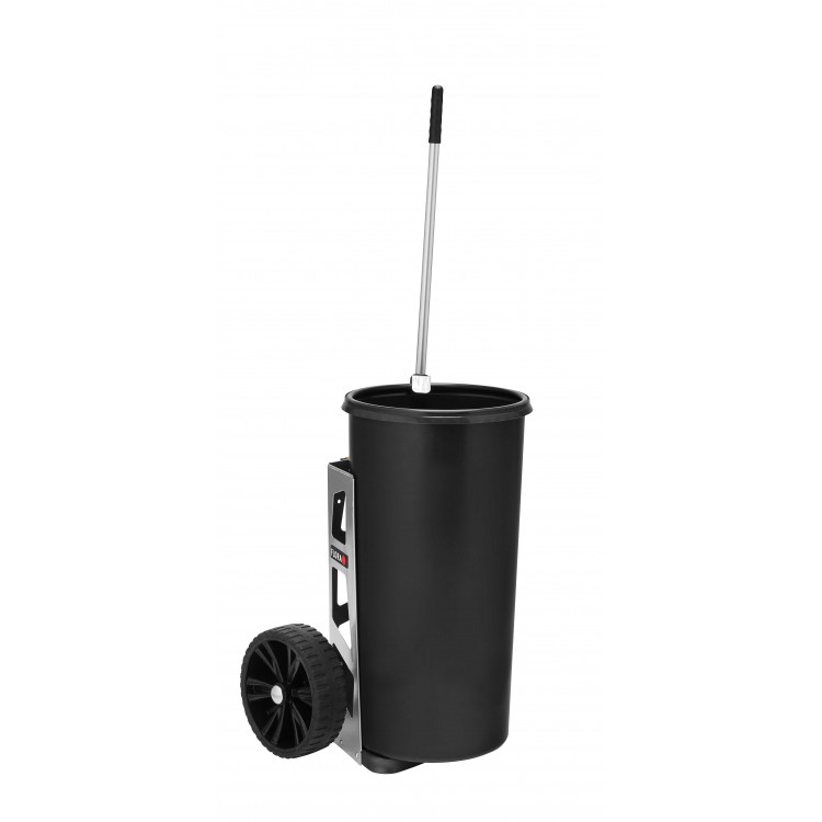 01451/2 FLORA Мусорная тележка для дворника FLORA Easy Uno для улиц, городских парков, придомовых территориях и загородных участков вместимость 60 л  - Вид №3
