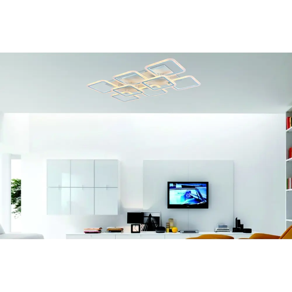 Люстра потолочная светодиодная Escada 10204/8LED 155W с пультом управления, 36 м², регулируемый белый свет, цвет белый STLM-2022897 - Вид №11