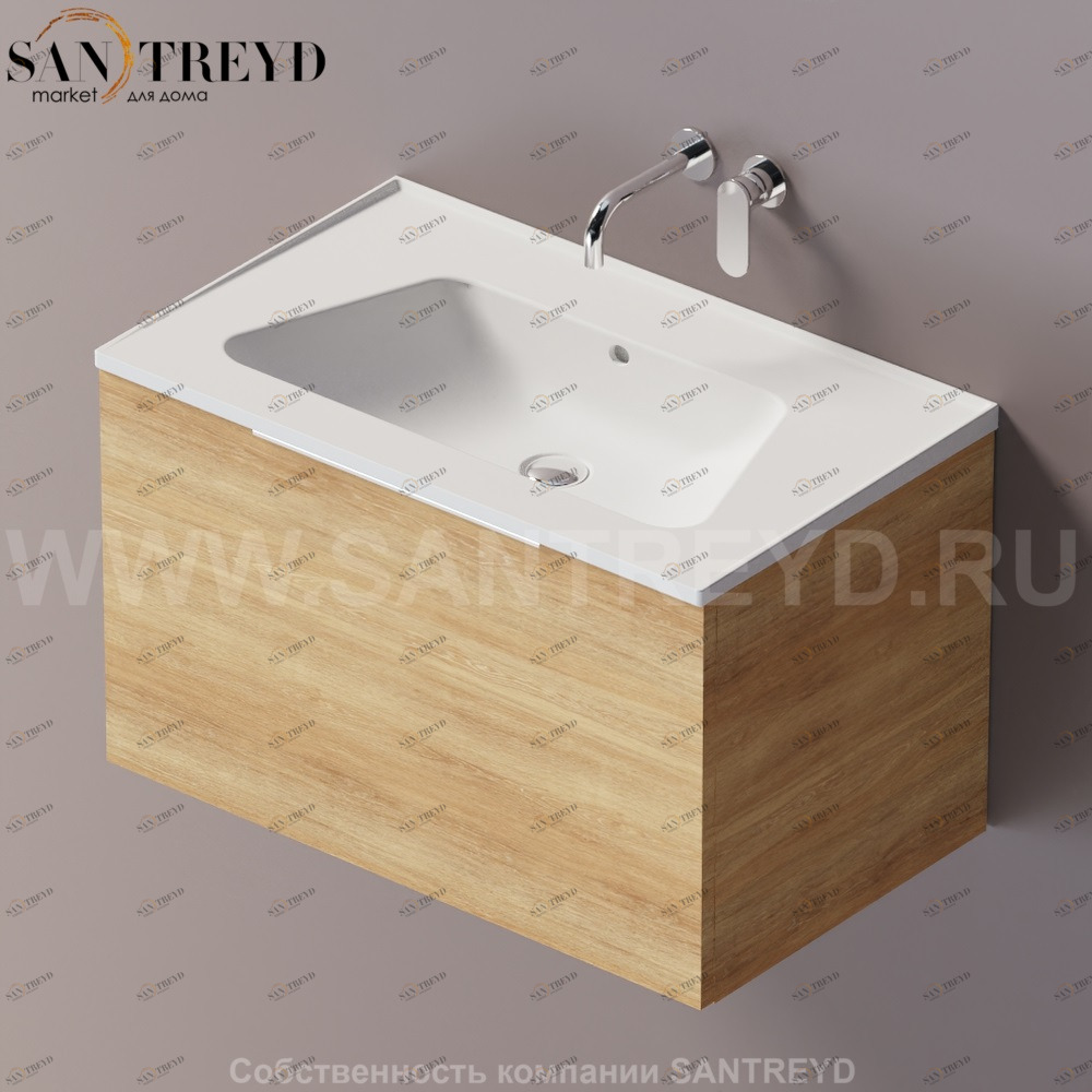 Flaminia BLOOM Тумба под раковину 85 см с 1 ящиком BBX811.WR Ceramica Flaminia