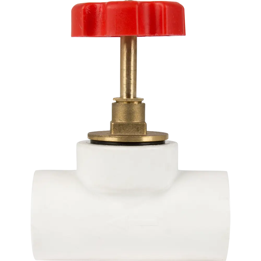 Вентиль запорный PN20 32x32 мм ручка барашек полипропилен Santreyd STLM-2178350 - Вид №1