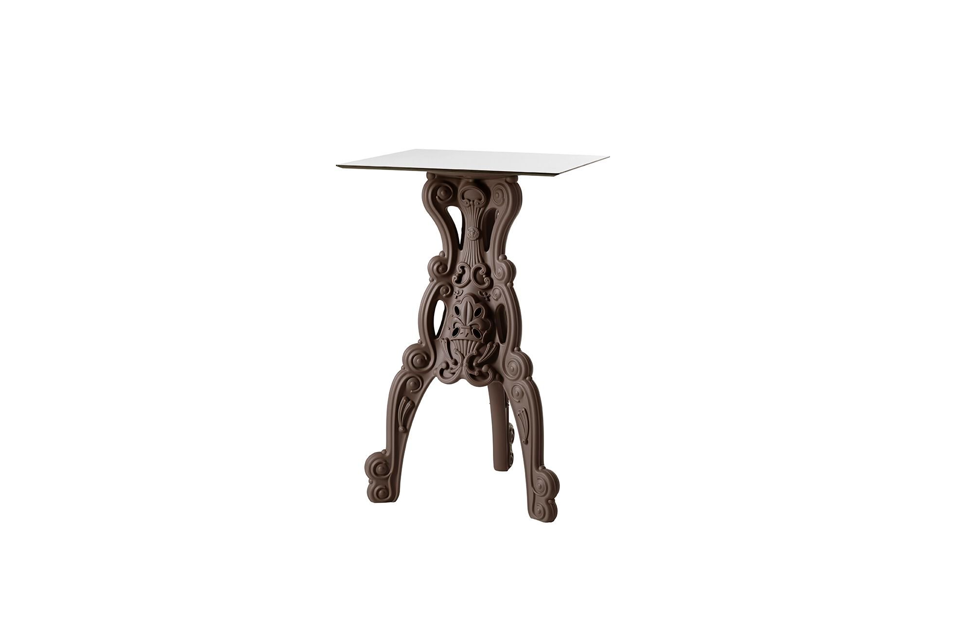 Высокий квадратный стол из полиэтилена для контракта SLIDE Дизайн любви ARCH-00091539 - Вид №5