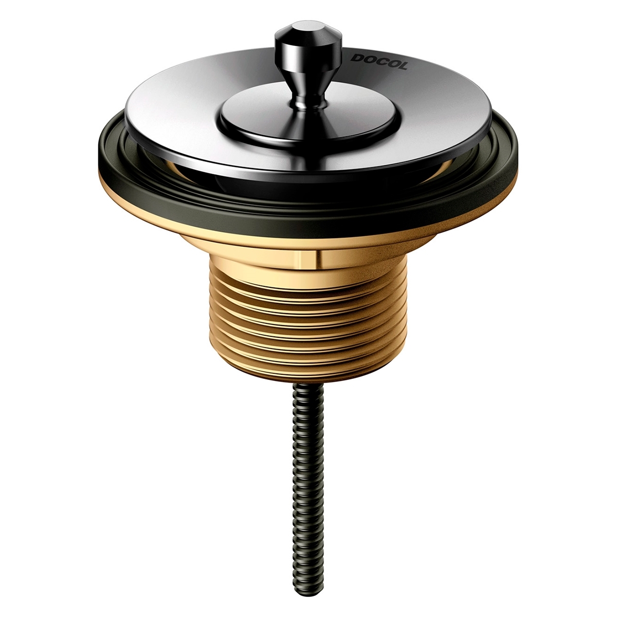 00486348 универсальный арт с колпачком из матового графитового металла Docol VÁLVULA DE SAÍDA D'ÁGUA 